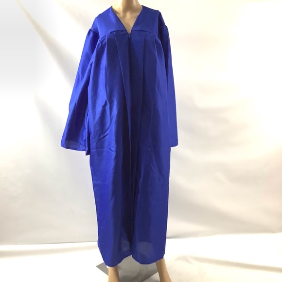 Jostens Unisex Matte Robe for Graduation 5’6”-6’ Gown Choir Church Pulpit Blue - Picture 1 of 4